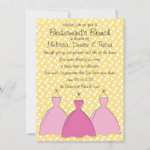 Drei Kleiderskizze Einladung