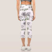 Drei kleine Blume Capri Leggings (Rückseite)
