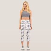 Drei kleine Blume Capri Leggings (Vorderseite)