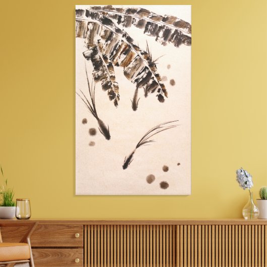 Drei kleine Fische Leinwanddruck (Insitu (Wohnzimmer))