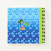 Drei kleine Fischgärten Notizblock (Rückseite)