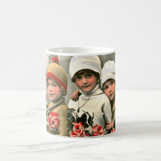 Drei kleine französische Kinder Kaffeetasse (Mittel)
