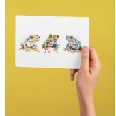 Drei kleine Frösche Postkarte