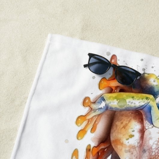 Drei kleine Frösche Strandtuch (Beispiel)