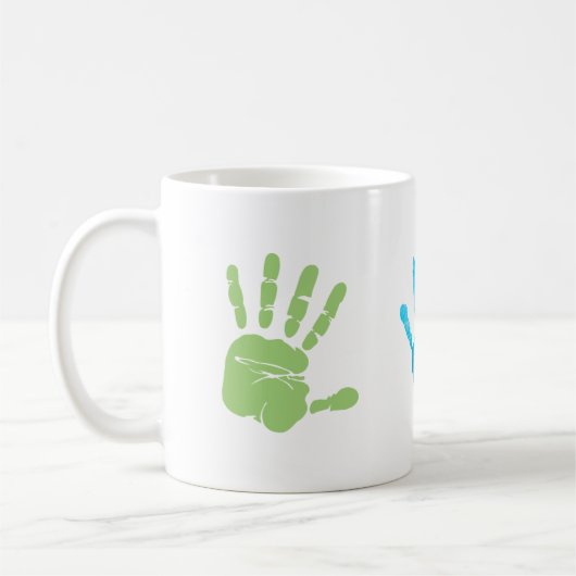 Drei kleine Geschenke Kaffeetasse (Links)