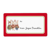 Drei kleine Kaninchen Niedlich, von der Geschenkma (Vorne)