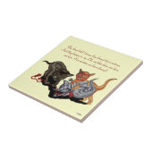 Drei kleine Kätzchen Fliese (Seite)