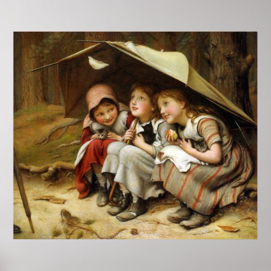 Drei kleine Kätzchen Poster (Vorne)