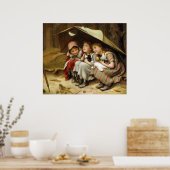 Drei kleine Kätzchen Poster (Küche)