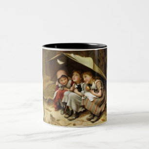 Drei kleine Kätzchen Zweifarbige Tasse