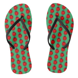 Drei kleine Ladybugs - Paar Flip Flops Badesandalen