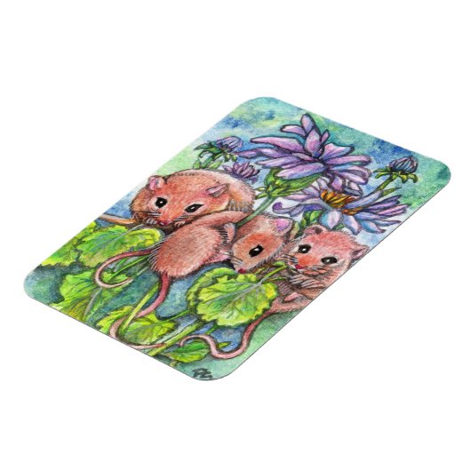 Drei kleine Mäuse Magnet (Linke Seite)