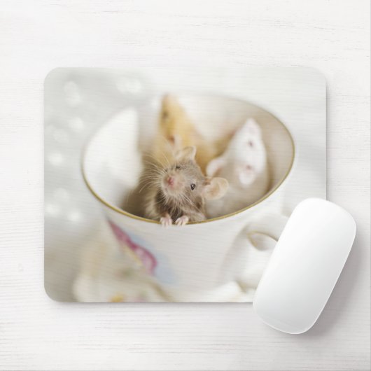 Drei kleine Mäuse Mousepad (Mit Mouse)
