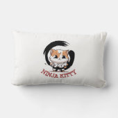 Drei kleine Ninja-Kätzchen Lendenkissen (Rückseite)