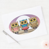 Drei kleine Owls Stickers (Umschlag)