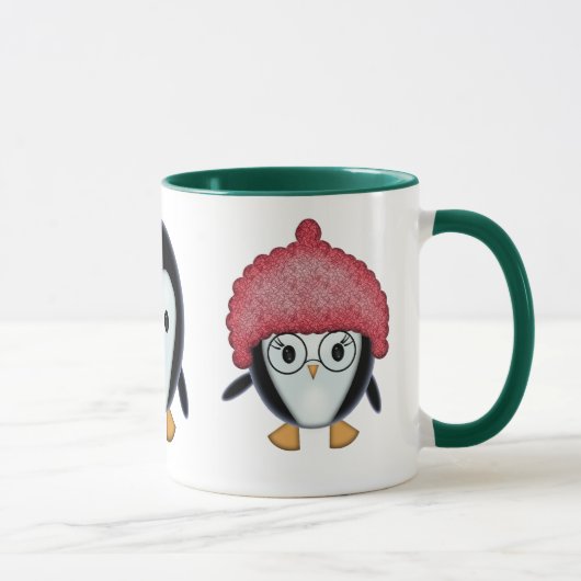 Drei kleine Pinguine Tasse (Rechts)