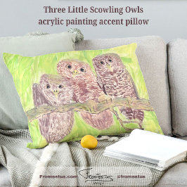 Drei kleine Schmuckschalen - Acrylmalerei. Dekokissen