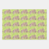 Drei kleine Schmuckschalen - Acrylmalerei. Geschenkpapier Set (Vorderseite)