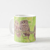 Drei kleine Schmuckschalen - Acrylmalerei. Kaffeetasse (Vorderseite Links)