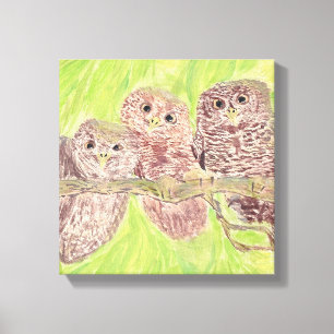 Drei kleine Schmuckschalen - Acrylmalerei. Leinwanddruck