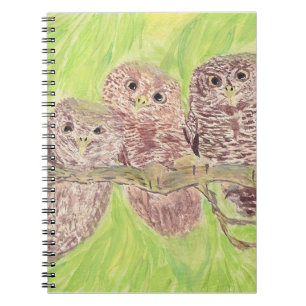 Drei kleine Schmuckschalen - Acrylmalerei. Notizblock