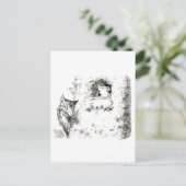 Drei kleine Schweine: Die zweite kleine Schweineka Postkarte (Stehend Vorderseite)