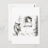 Drei kleine Schweine: Die zweite kleine Schweineka Postkarte (Vorne/Hinten)