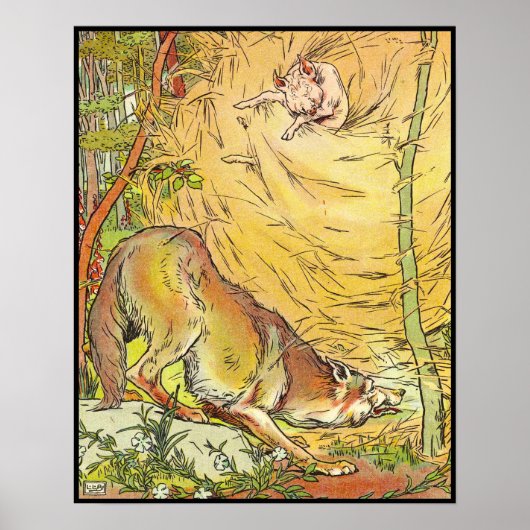 Drei kleine Schweine: Er hat das Haus in Poster (Vorne)