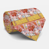 Drei kleine Schweine Kochwolf, Vintages Märchen Krawatte (Gerollt)