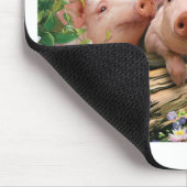 Drei kleine Schweine Mousepad (Ecke)