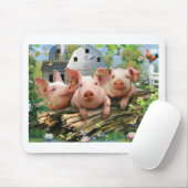 Drei kleine Schweine Mousepad (Mit Mouse)
