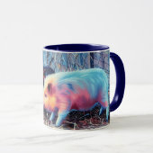Drei kleine Schweine Pop Art Farm Style Tasse Cup (VorderseiteRechts)