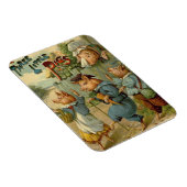 Drei kleine Schweine Vintage Märchen Magnet (Rechte Seite)