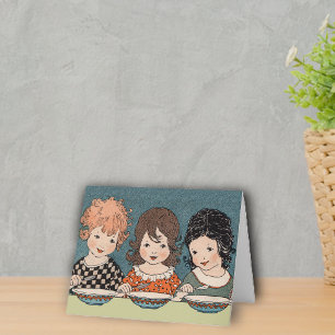 Drei kleine Schwestern Notizkarte Karte