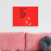 Drei kleine Vögel Leinwanddruck (Insitu (Wohnzimmer))