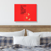 Drei kleine Vögel Leinwanddruck (Insitu (Schlafzimmer))