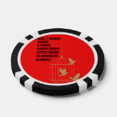 Drei kleine Vögel Pokerchips (Einzeln)
