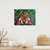 Drei kleine Vögel Poster (Küche)