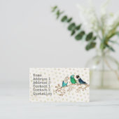 DREI KLEINE VÖGEL Visitenkarte (Stehend Vorderseite)