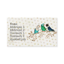 DREI KLEINE VÖGEL Visitenkarte