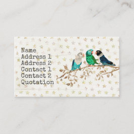 DREI KLEINE VÖGEL Visitenkarte