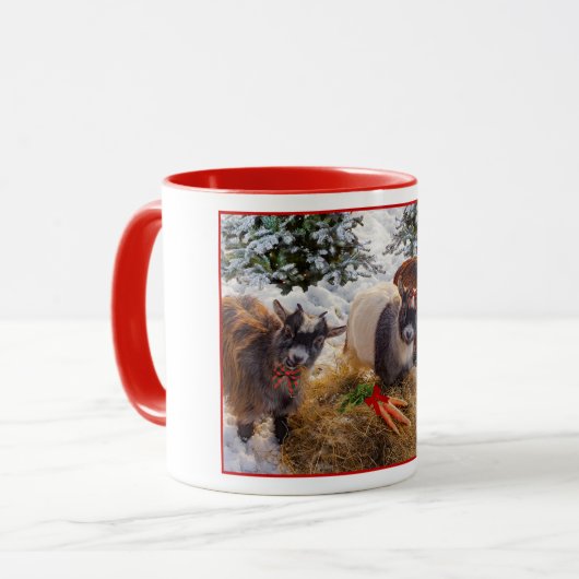 "Drei kleine Ziegen-" Tasse (Vorderseite Links)