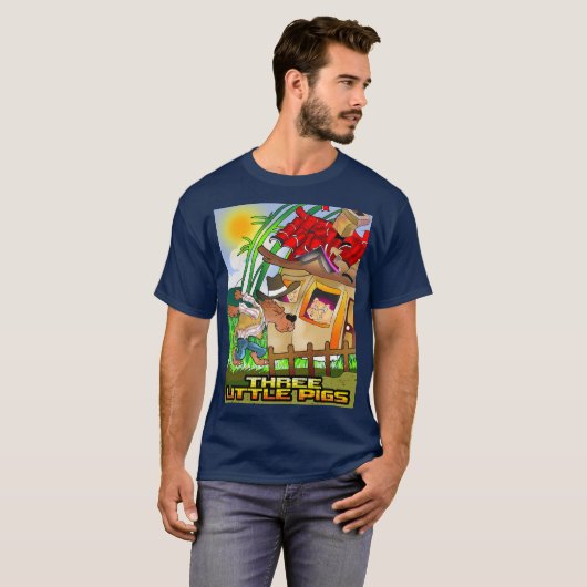 Drei kleiner Schwein-T - Shirt (Vorne ganz)