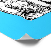 Drei kluge Affen 3D-Spekulationen Pop Art Poster d (Ecke)