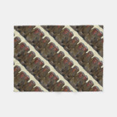 Drei kluge Affen Fleecedecke (Vorderseite (Horizontal))