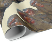 Drei kluge Affen Geschenkpapier (Rolleneckpunkt)