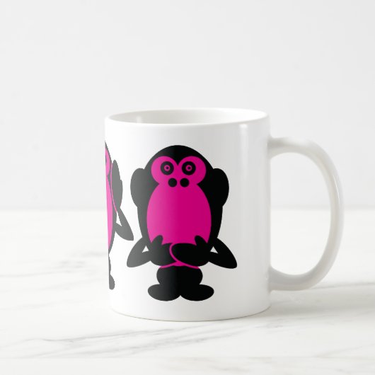 Drei kluge Affen Kaffeetasse (Rechts)