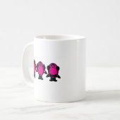 Drei kluge Affen Kaffeetasse (Vorderseite Links)