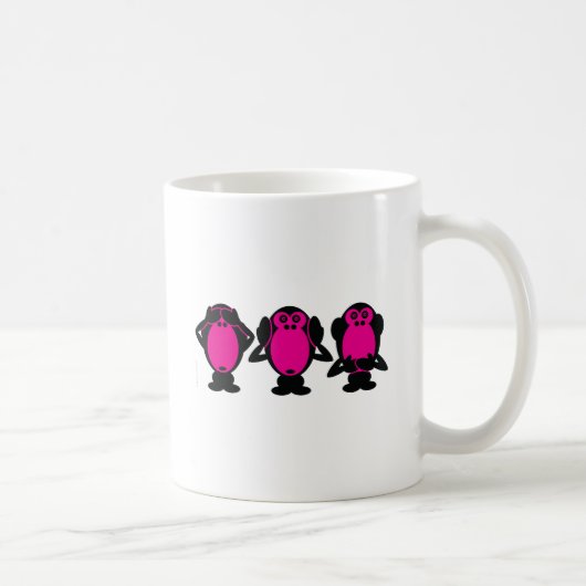 Drei kluge Affen Kaffeetasse (Rechts)