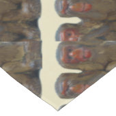 Drei kluge Affen Tischdecke (Schrägansicht)